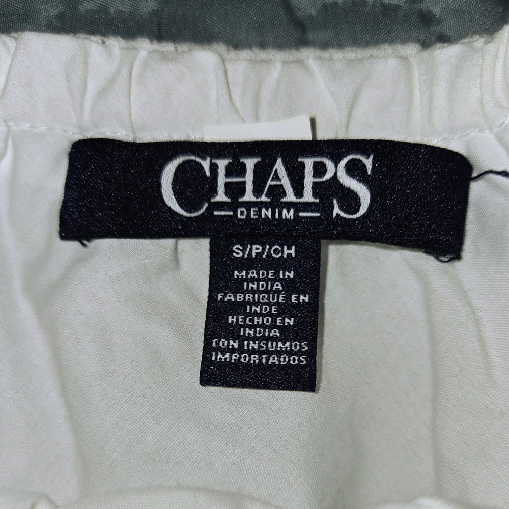 Chaps Women's S Tiered White Maxi Skirt - Picture 5 of 12